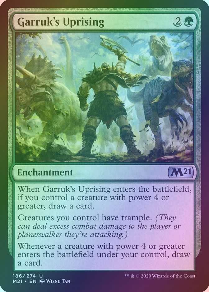 Garruk's Uprising (M21) (186) / Foil