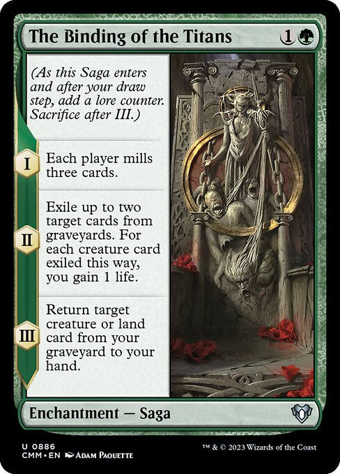 The Binding of the Titans (cmm) (Commander Deck)