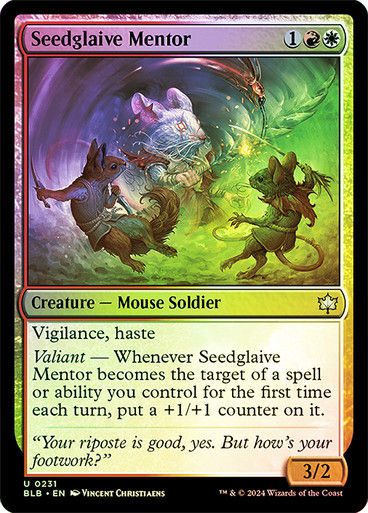 Seedglaive Mentor (blb) (231) / Foil