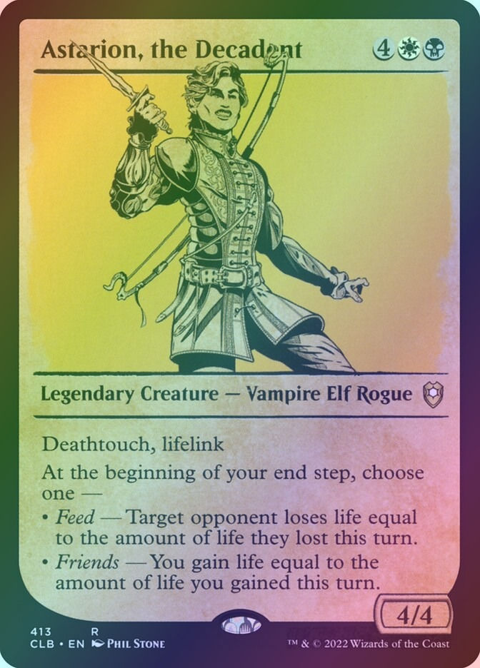 Astarion, the Decadent (CLB) (413) / Showcase / Foil