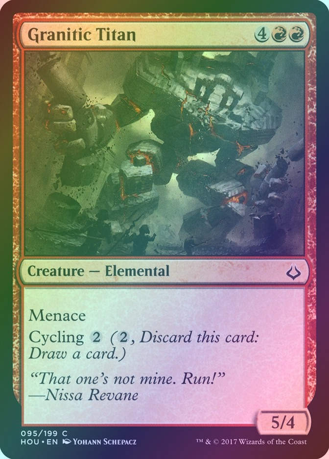 Granitic Titan (HOU) (95) / Foil