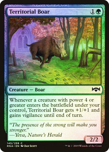 Territorial Boar (RNA) (145) / Foil