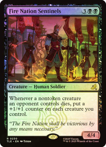 Fire Nation Sentinels (TLE) (230) / Foil