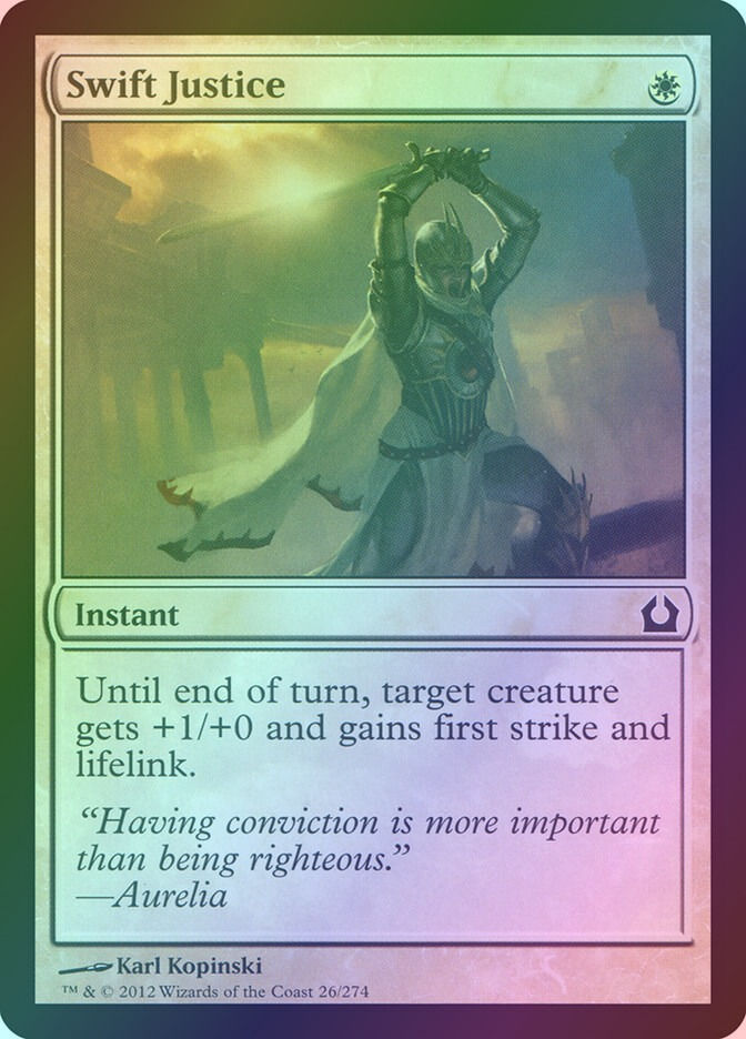 Swift Justice (RTR) (26) / Foil