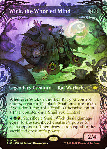 Wick, the Whorled Mind (blb) (314) / Showcase Foil