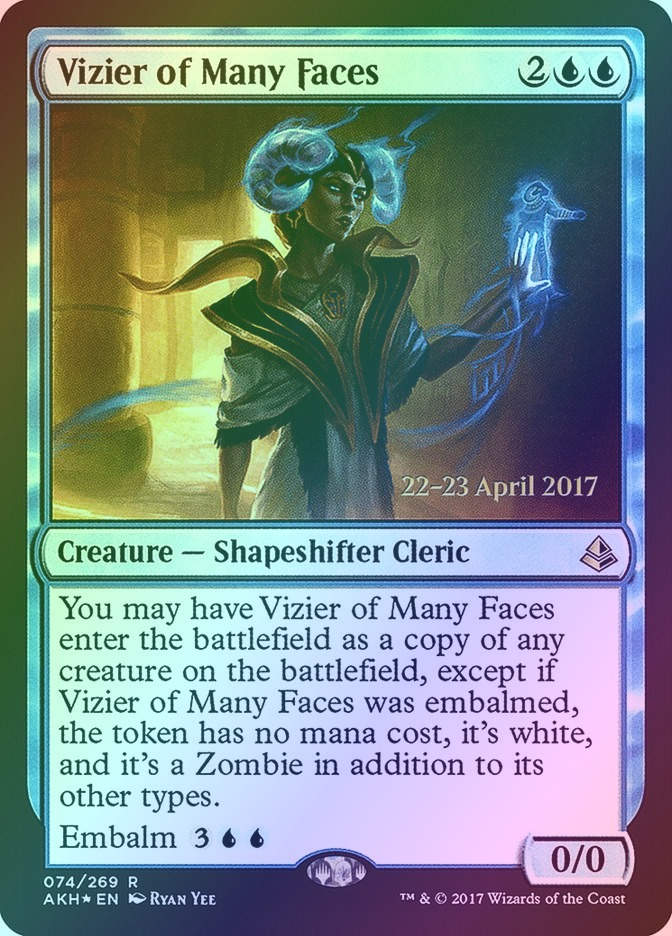 Vizier of Many Faces (PAKH) (74s) / Foil