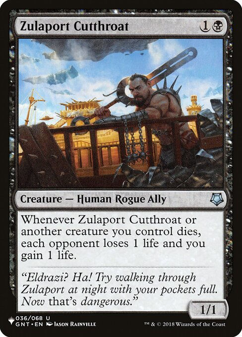 Zulaport Cutthroat (PLST) (GNT-36)