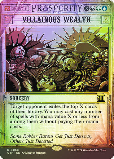 Villainous Wealth (otp) (58) / Foil