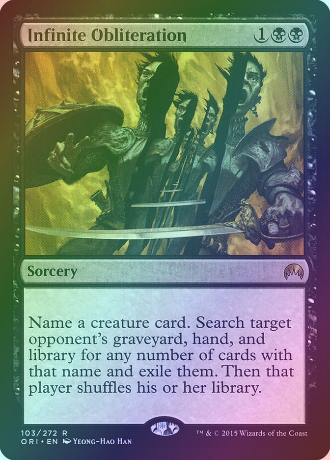 Infinite Obliteration (ORI) (103) / Foil
