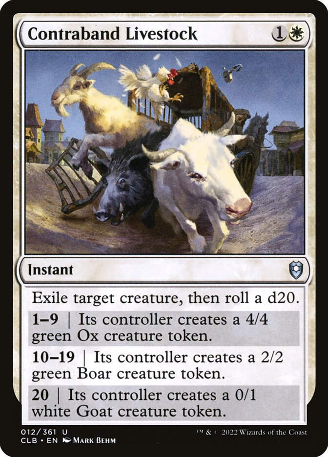 Contraband Livestock (CLB) (12)