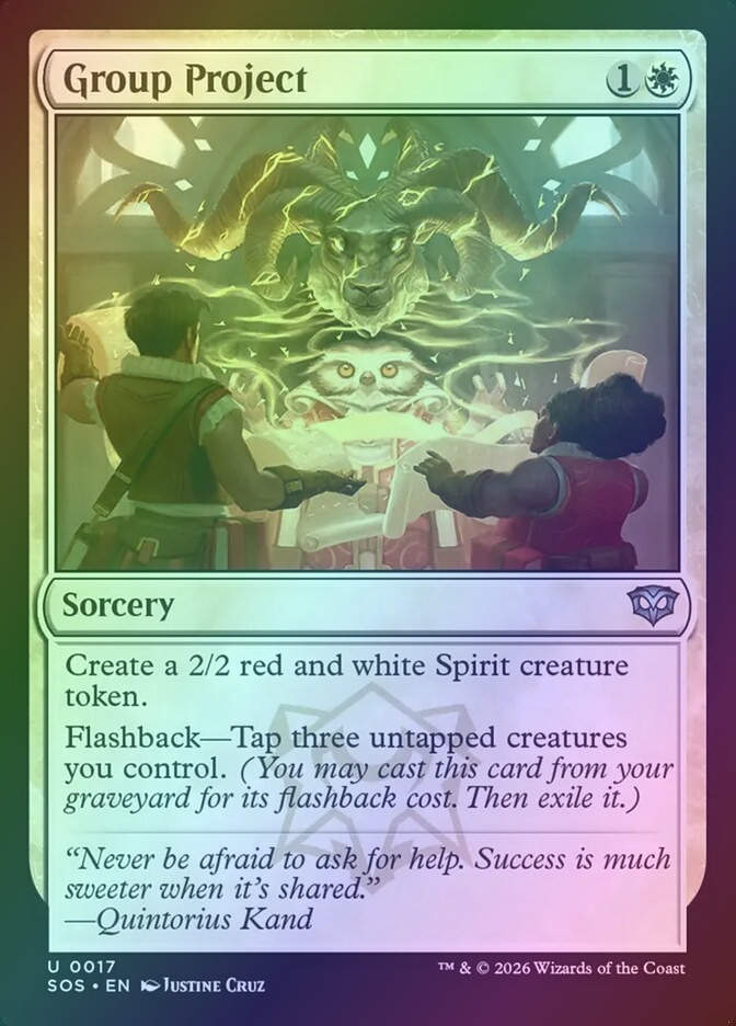 Group Project (SOS) (17) / Foil