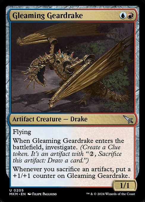Gleaming Geardrake (mkm) (205)