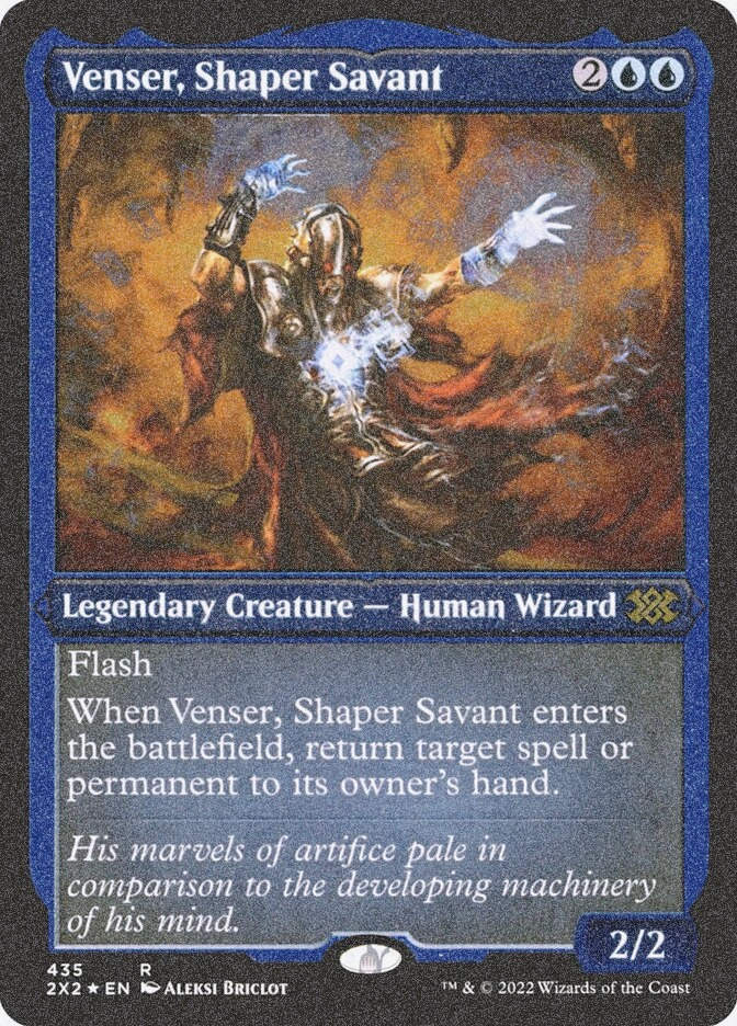 Venser, Shaper Savant (2X2) (435) / Foil Etched