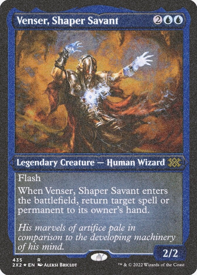 Venser, Shaper Savant (2X2) (435) / Foil Etched