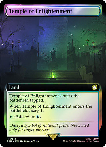 Temple of Enlightenment (pip) (518) / Extended Art Foil