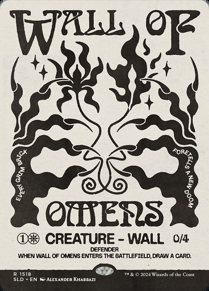 Wall of Omens (SLD) (1518) / Borderless