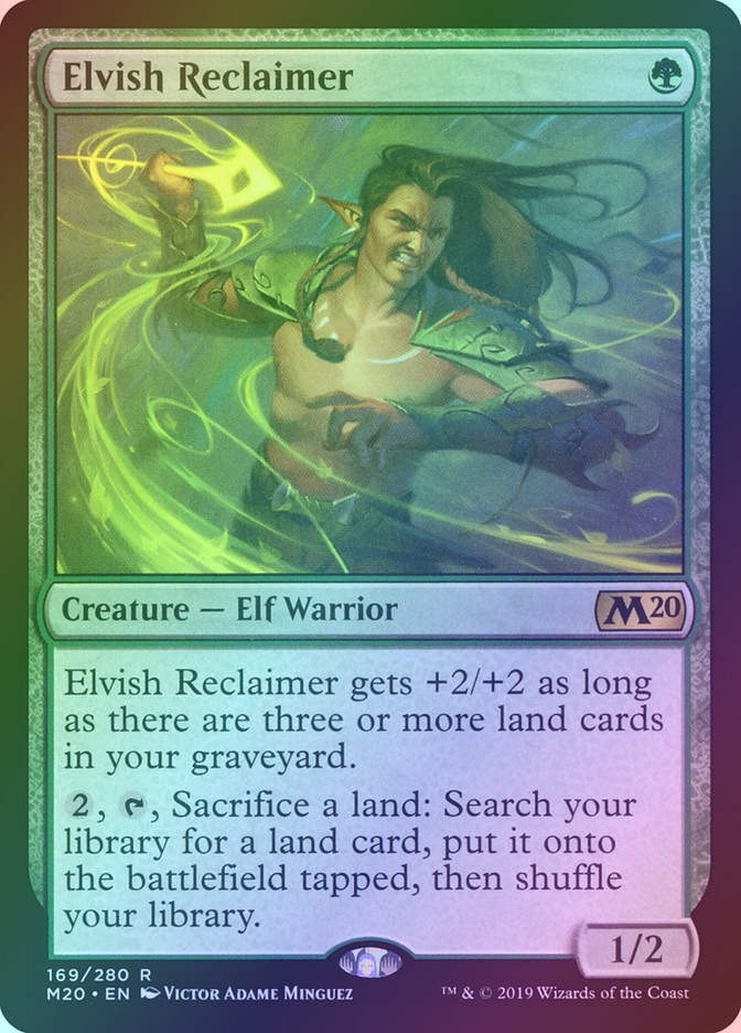 Elvish Reclaimer (M20) (169) / Foil