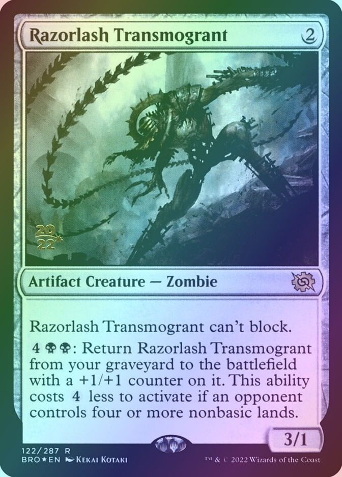 Razorlash Transmogrant (PBRO) (122s) / Foil