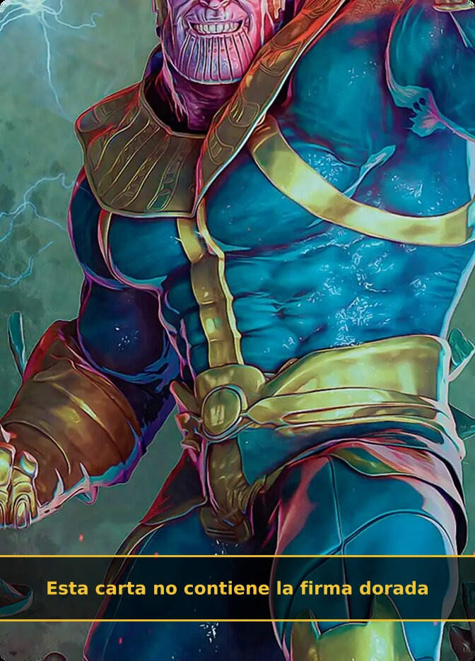 Thanos, the Mad Titan (AMSH) (5c) / No Firmada