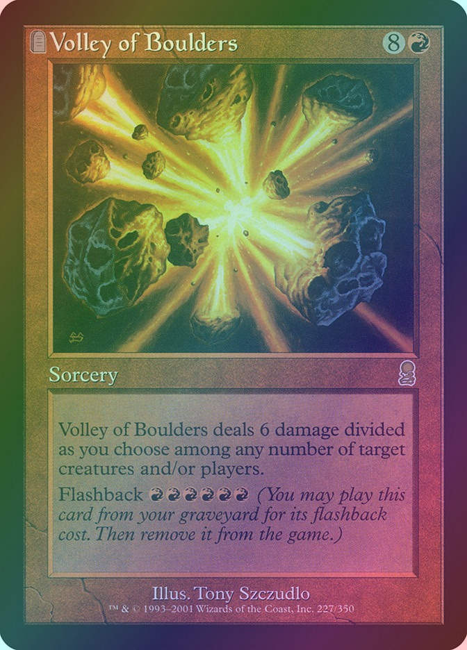 Volley of Boulders (ODY) (227) / Foil