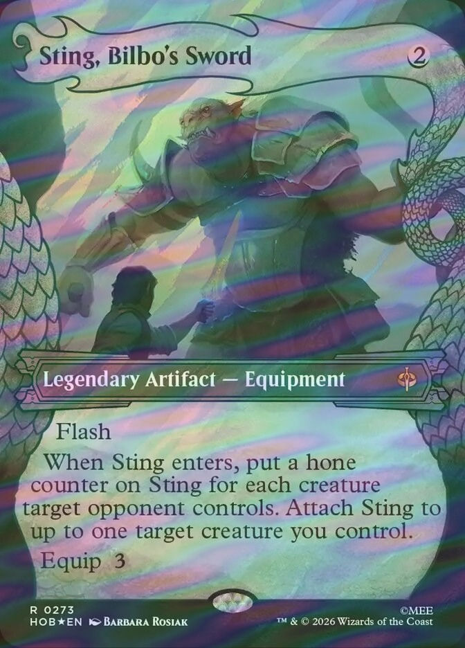 Sting, Bilbo's Sword (HOB) (273) / Surge Foil
