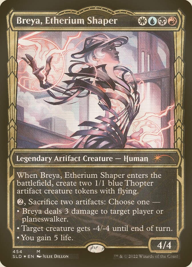 Breya, Etherium Shaper (SLD) (454) / Showcase / Gilded Foil
