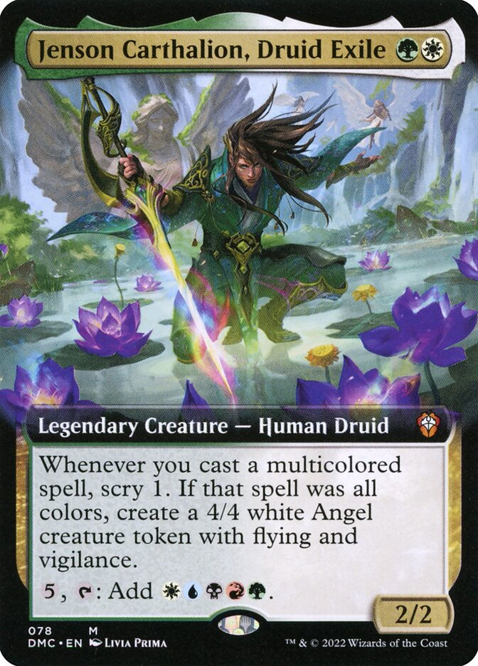 Jenson Carthalion, Druid Exile (DMC) (78) / Extended Art