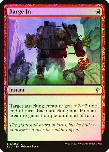 Barge In (ELD) (112) / Foil