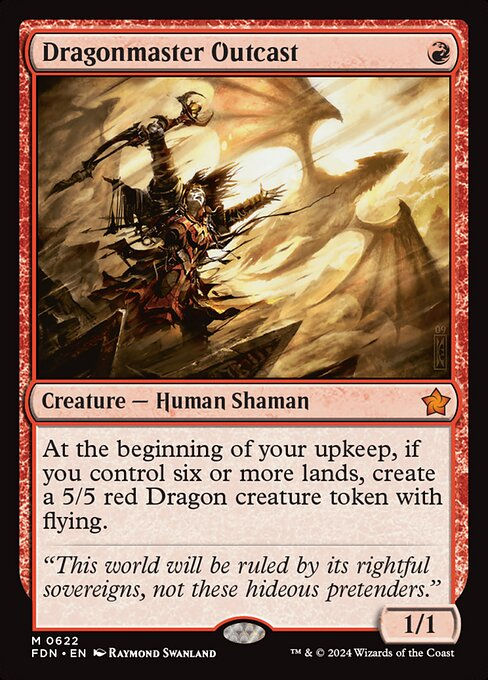 Dragonmaster Outcast (FDN) (622) (Starter)
