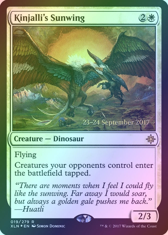 Kinjalli's Sunwing (PXLN) (19s) / Foil