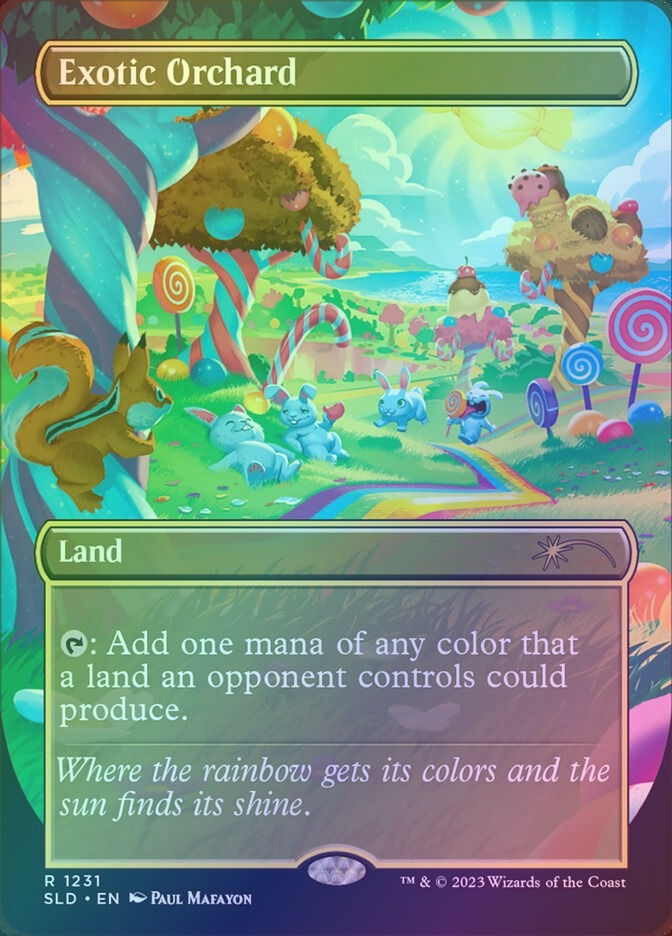 Exotic Orchard (SLD) (1231) / Borderless / Foil