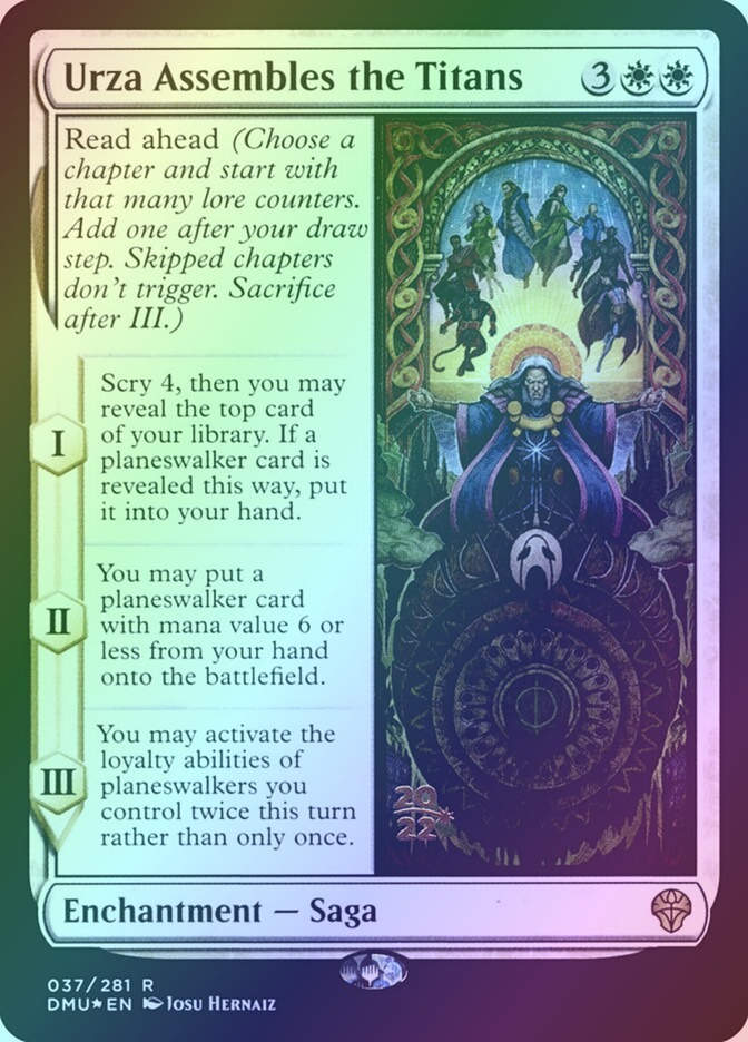Urza Assembles the Titans (PDMU) (37s) / Foil