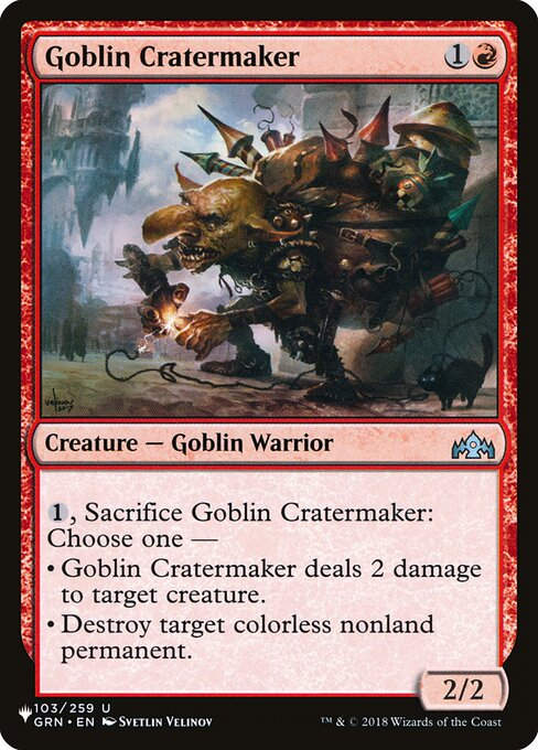 Goblin Cratermaker (PLST) (GRN-103)