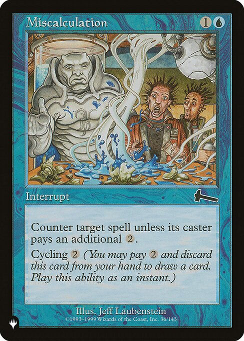 Miscalculation (PLST) (ULG-36)