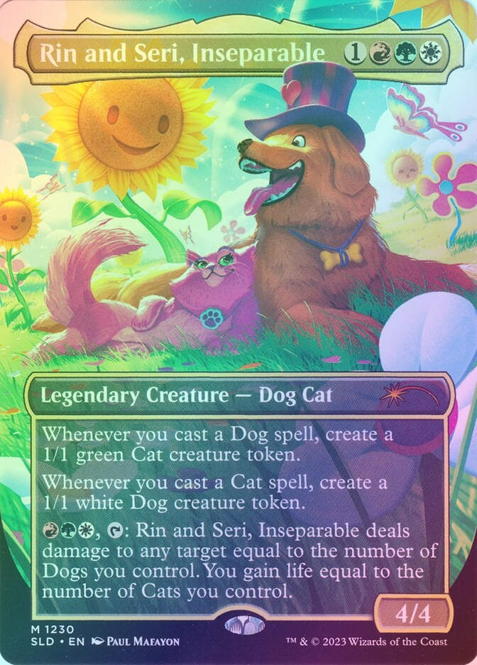 Rin and Seri, Inseparable (SLD) (1230) / Borderless / Foil