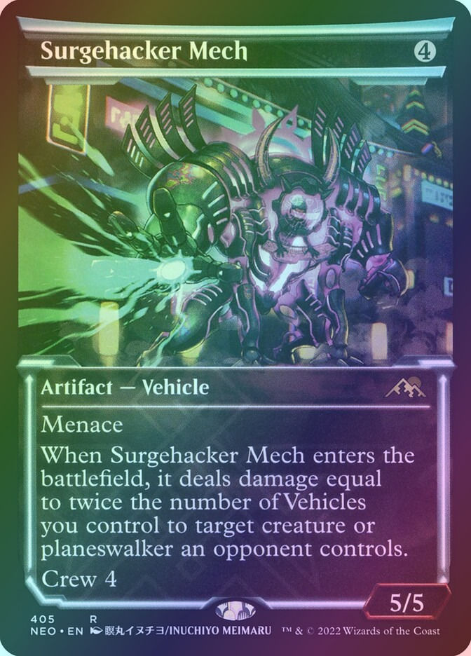 Surgehacker Mech (NEO) (405) / Showcase / Foil
