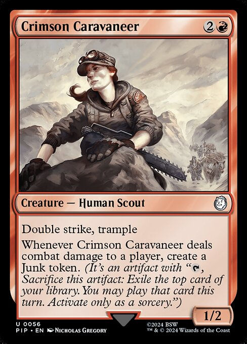 Crimson Caravaneer (pip) (56)