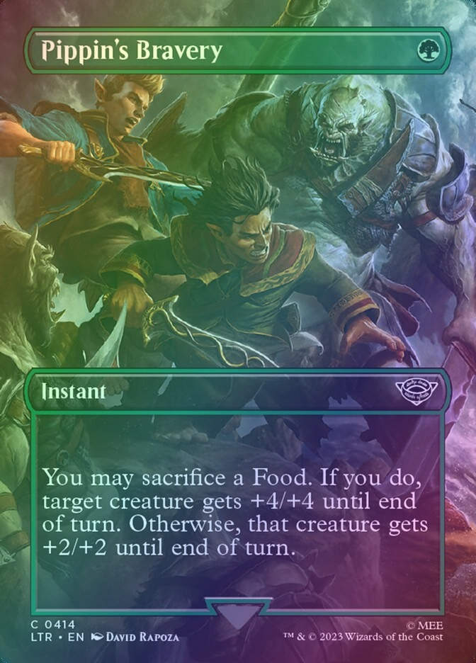 Pippin's Bravery (LTR) (414) / Borderless / Foil