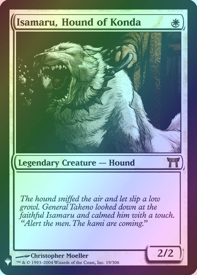 Isamaru, Hound of Konda (PLST) (CHK-19) / Foil