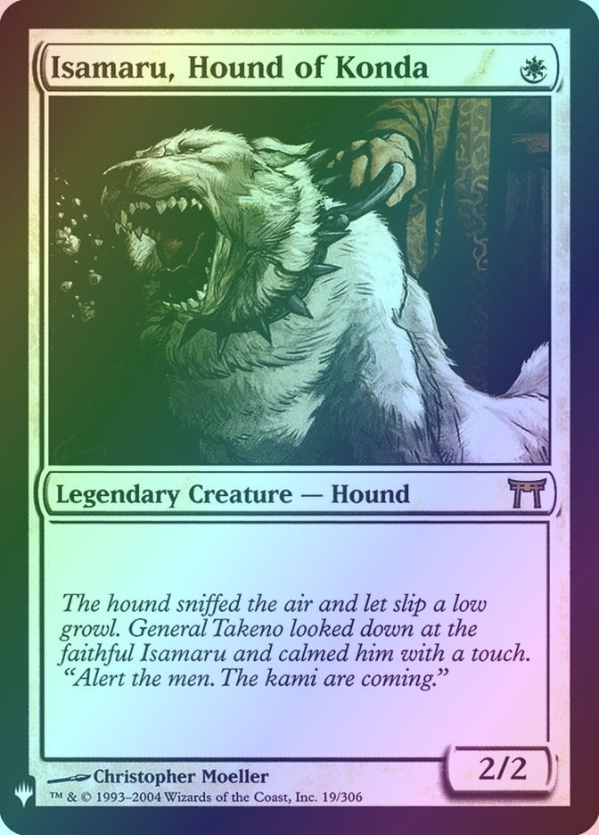 Isamaru, Hound of Konda (PLST) (CHK-19) / Foil
