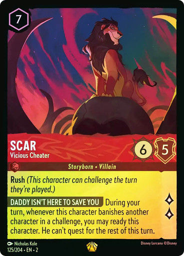 Scar - Vicious Cheater (LOR_ROF) / Foil