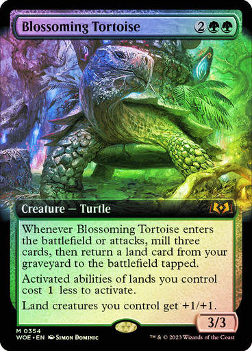 Blossoming Tortoise (woe) / Extended Art Foil