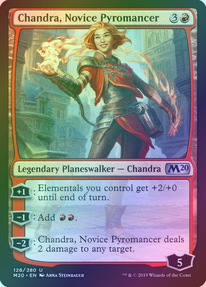 Chandra, Novice Pyromancer (M20) (128) / Foil
