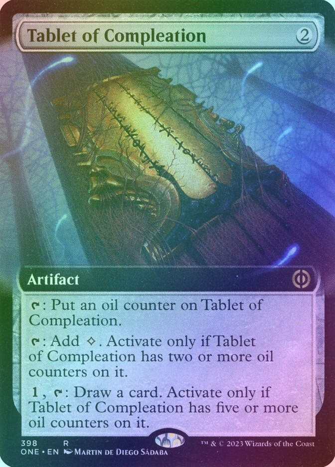 Tablet of Compleation (ONE) (398) / Extended Art / Foil