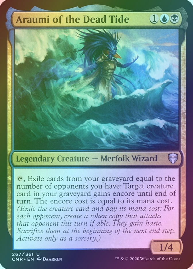 Araumi of the Dead Tide (CMR) (267) / Foil