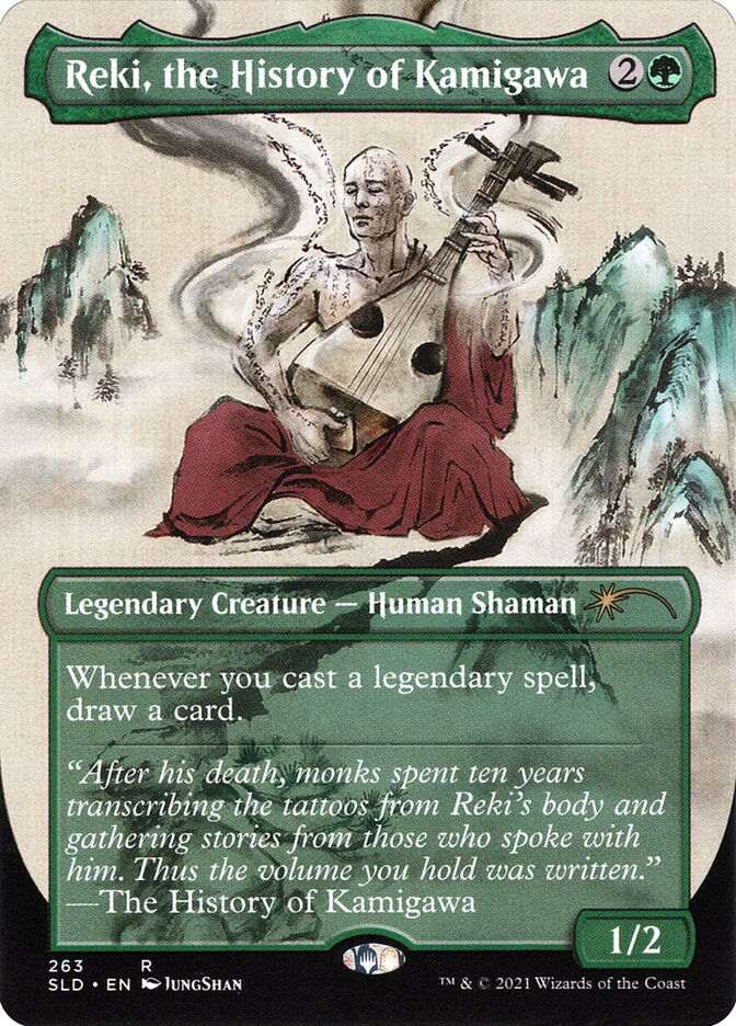 Reki, the History of Kamigawa (SLD) (263) / Borderless