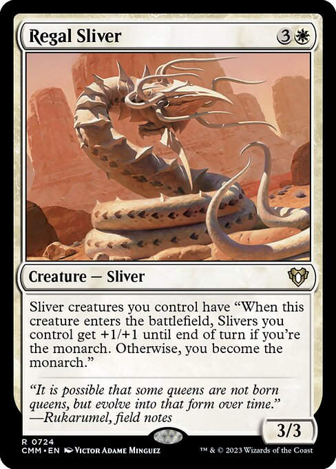 Regal Sliver (cmm) (Commander Deck)