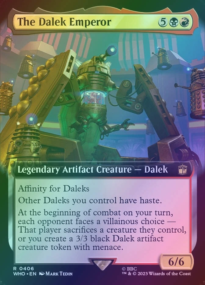 The Dalek Emperor (WHO) (406) / Extended Art / Foil