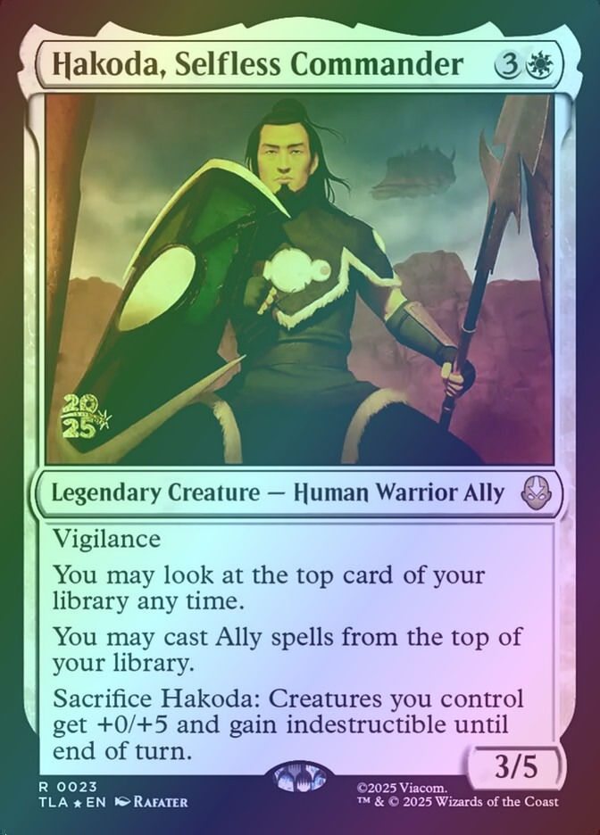 Hakoda, Selfless Commander (PTLA) (23s) / Foil