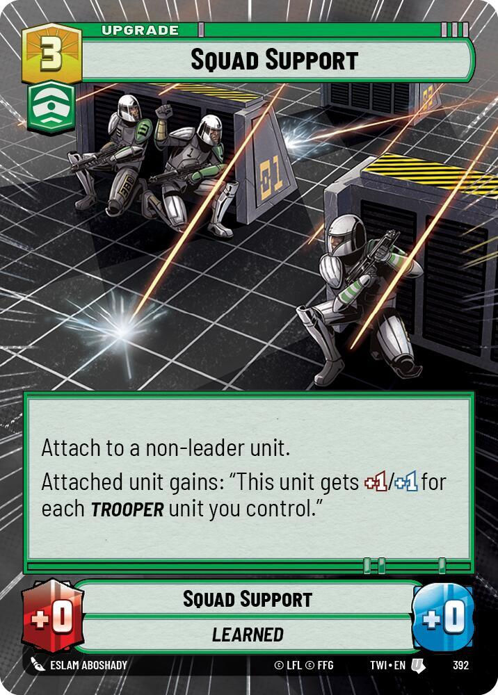 Squad Support (Hyperspace) (TWI) (392) / Foil